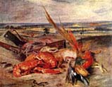 Still Life with Lobster and Trophies of Hunting and Fishing